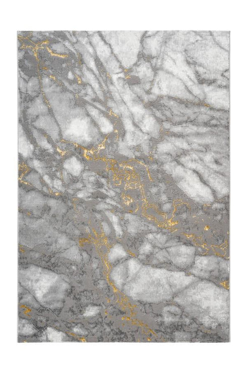 Grey and Gold Rug